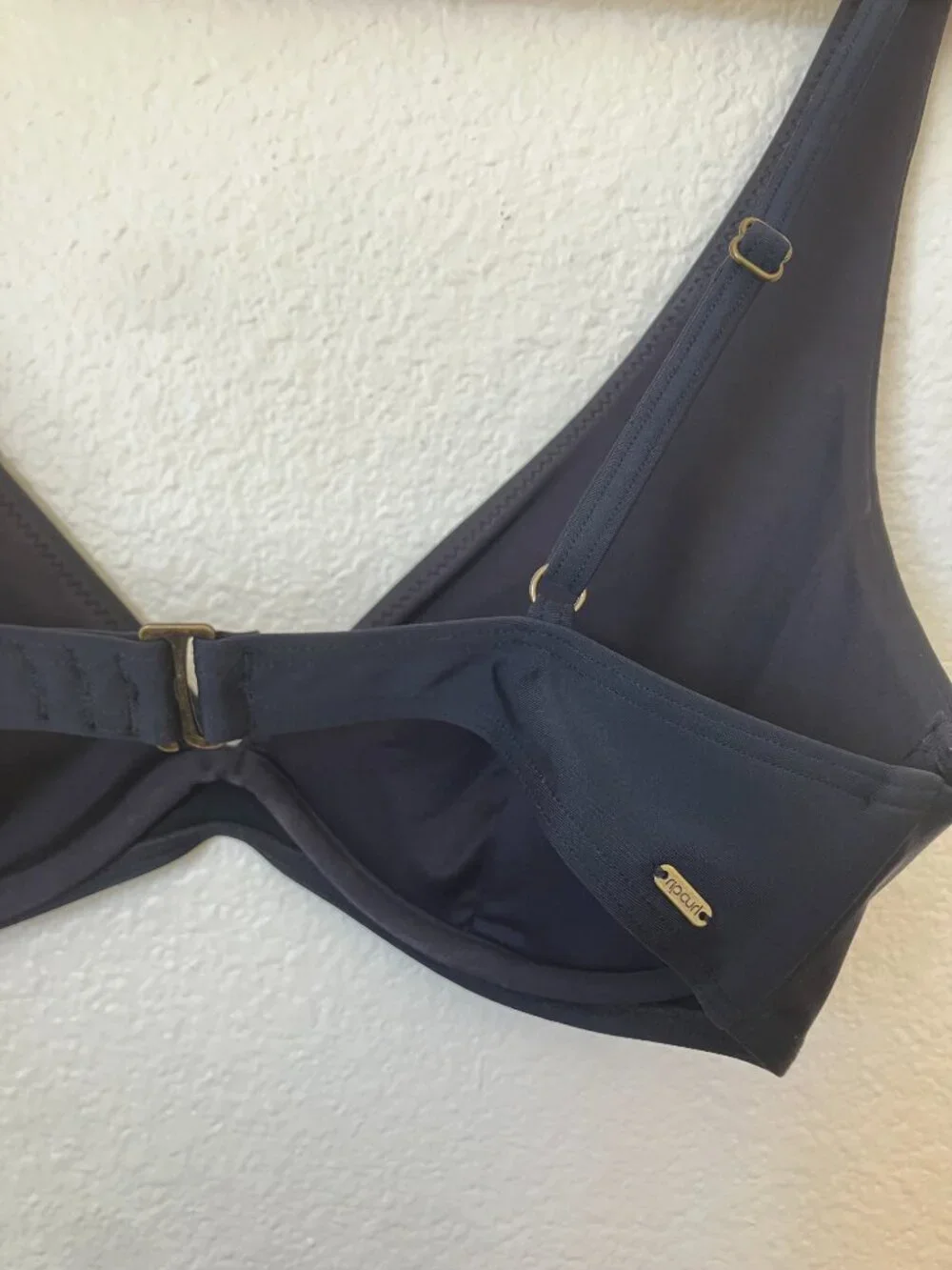 Rip Curl Classic Surf Eco Plunge D-DD Bikini Top, Unlined with Underwire